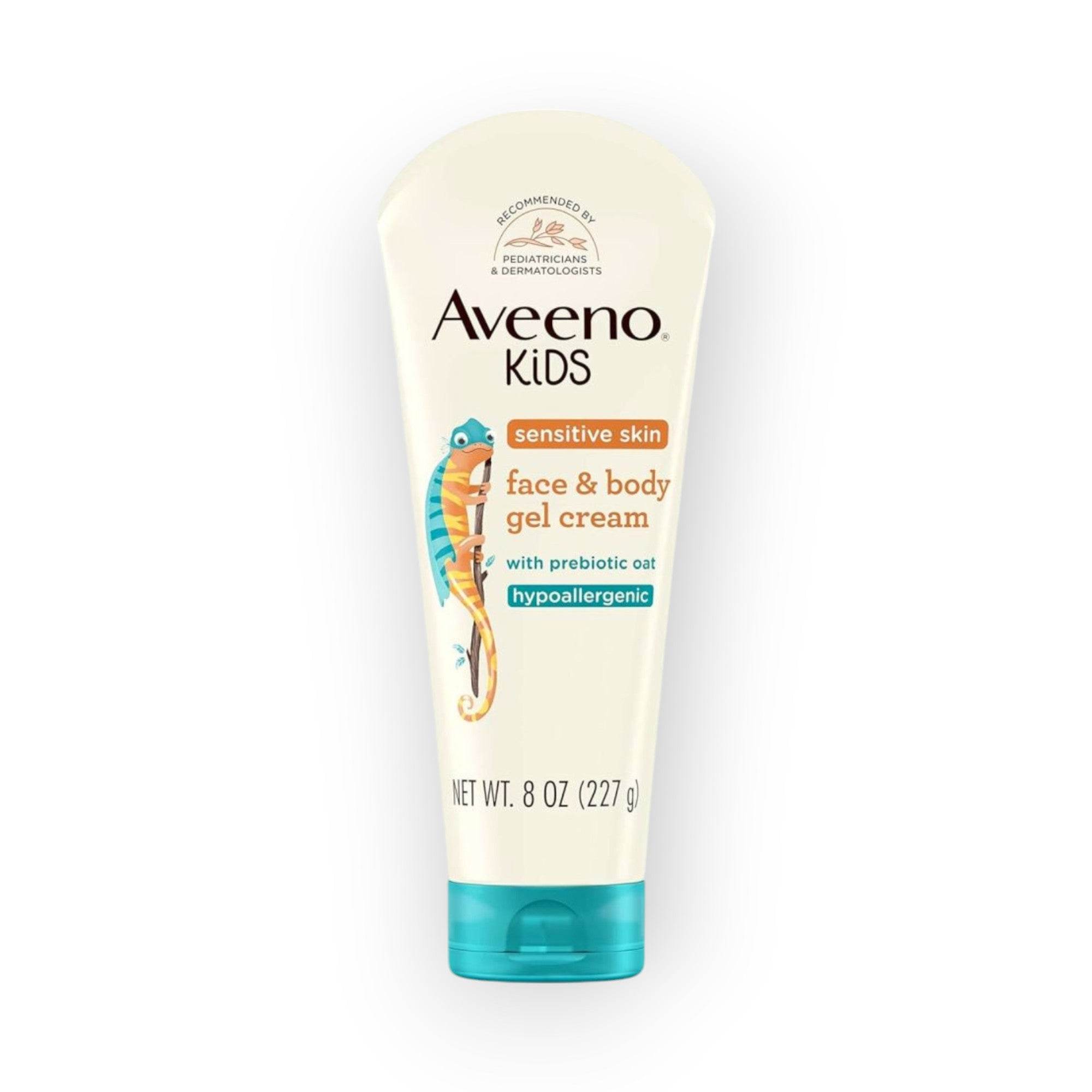 Aveeno Baby Sensitive Skin Face Body Gel Cream, 227g