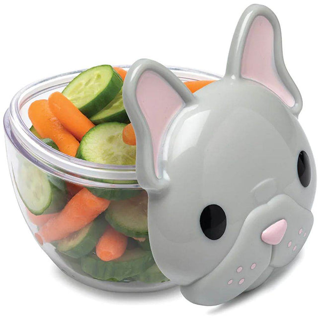 Melii Snack Container - Bulldog - 1 pack (PCTG base)