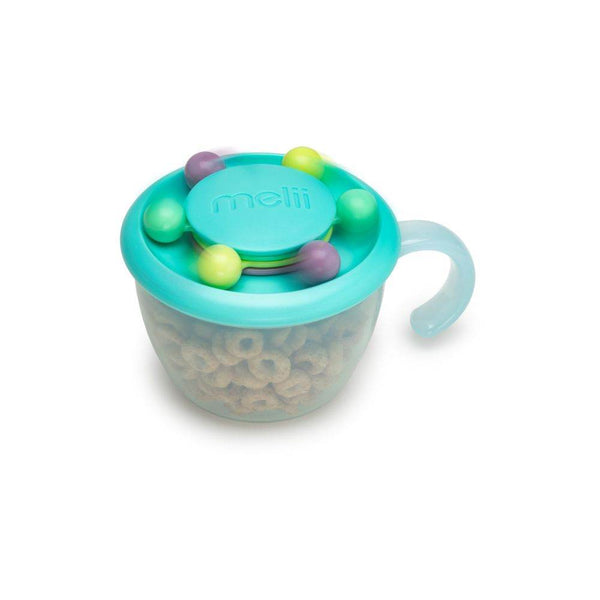 Melii Snack Container - Abacus, Blue - BabyAmore