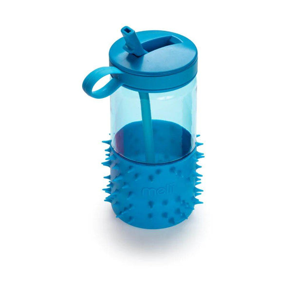 Melii Spikey Water Bottle, Blue - BabyAmore