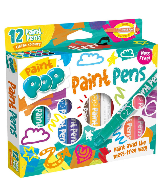 Paint Pop 12 Pack Quick Dry Paint Pens