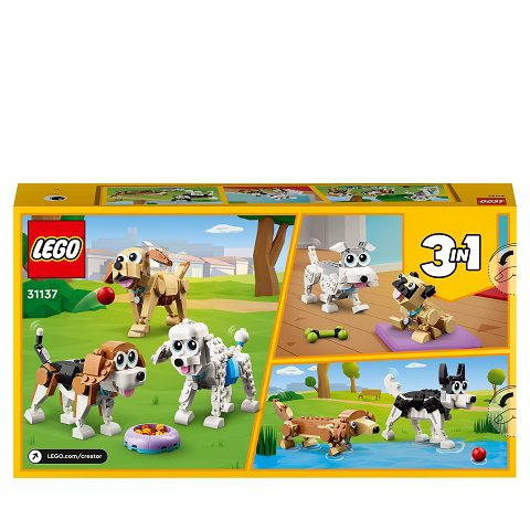 LEGO Creator Adorable Dogs Building Toy Set (475 Pieces) | Multicolor