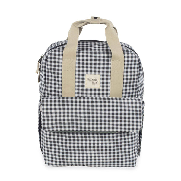 I Love Vichy Black Backpack Diaper Changing Bag - BabyAmore