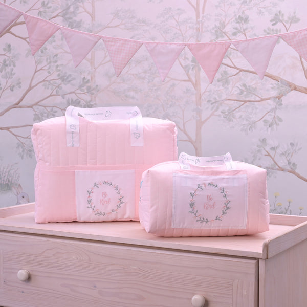 Blooms and Butterflies Large Bag and Theatre Bag Combo - Be Kind