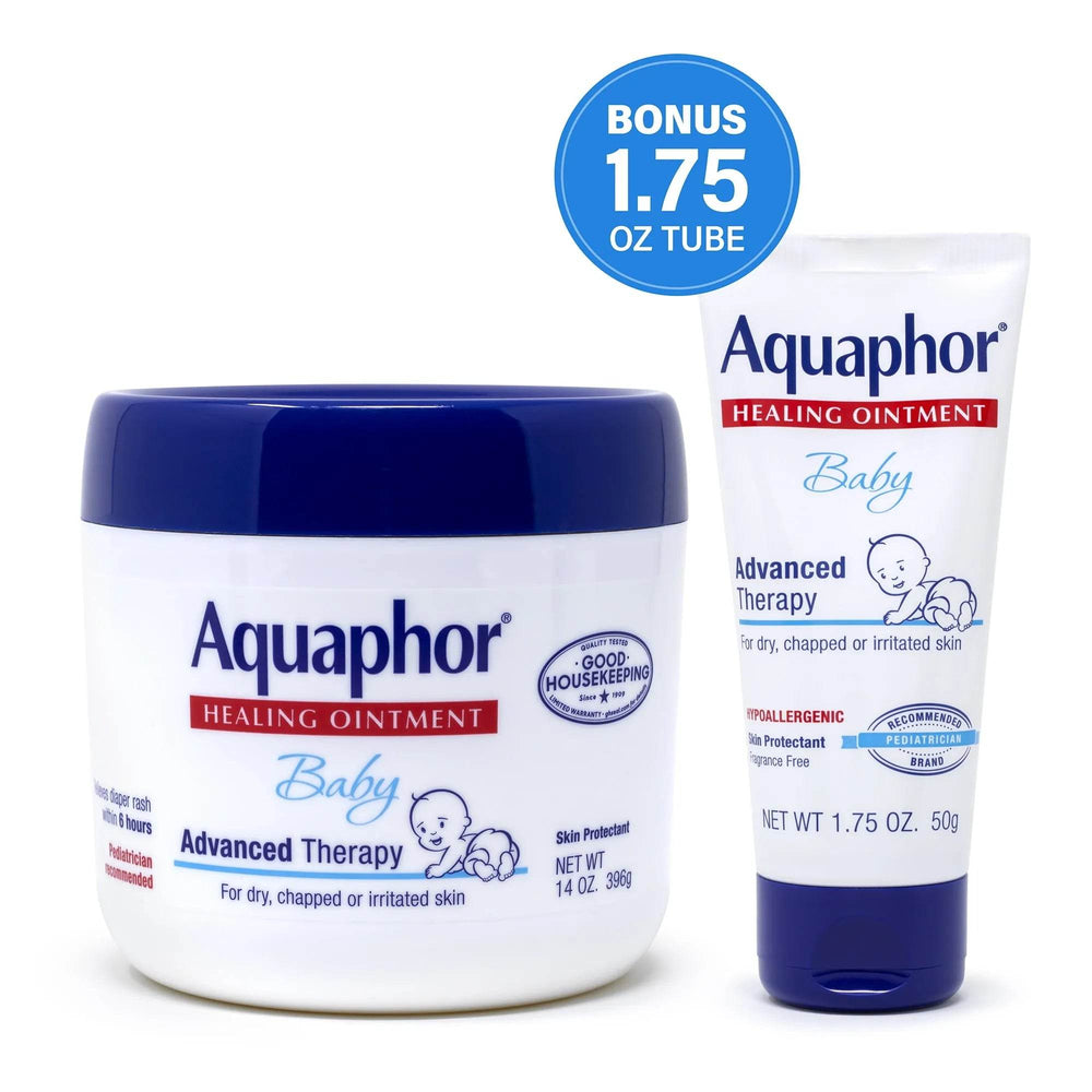 Aquaphor Baby Healing Ointment, 14oz 396g With Bonus Tube