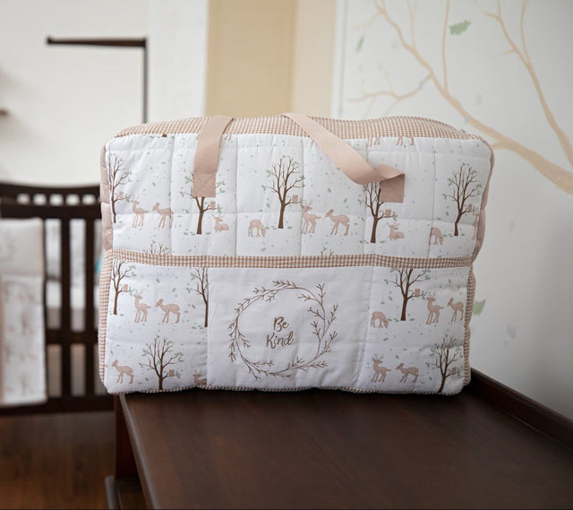 Blooms and Butterflies Be Kind Spacious large bag