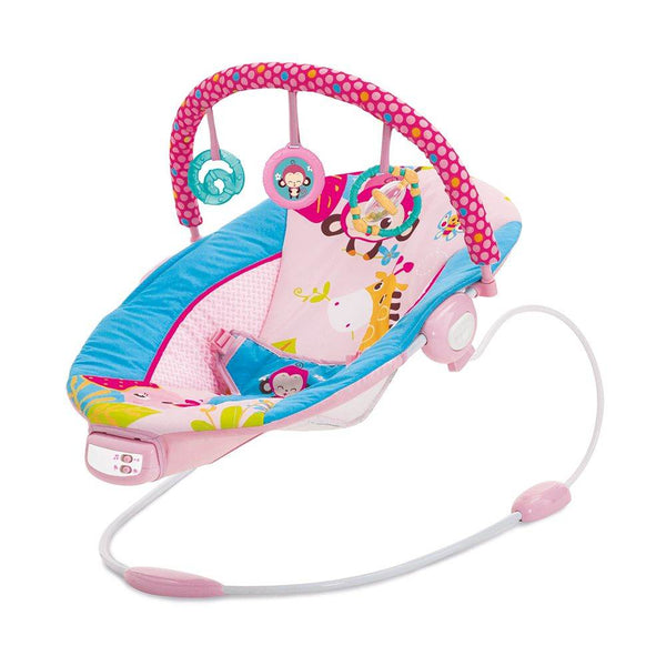 Mastela Music Vibrations Bouncer, Pink/Blue - BabyAmore
