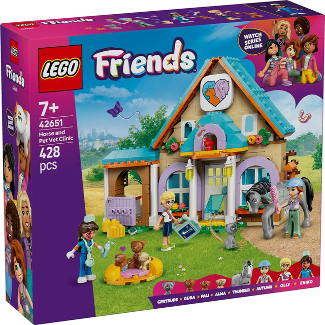 Lego Friends Horse And Pet Vet Clinic (428 Pieces)