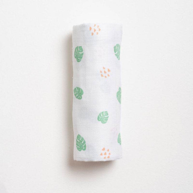 Aariro Swaddle - Tropical leaves