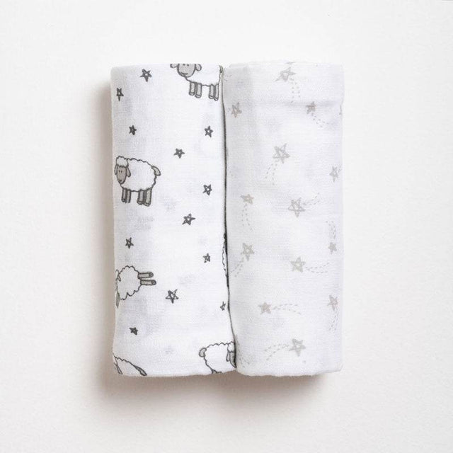 Aariro Muslin Swaddle - Counting Sheep