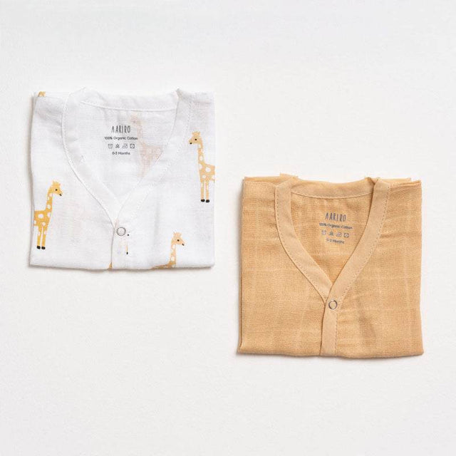 Aariro Muslin Jabla set - Stand tall (2 Pcs)