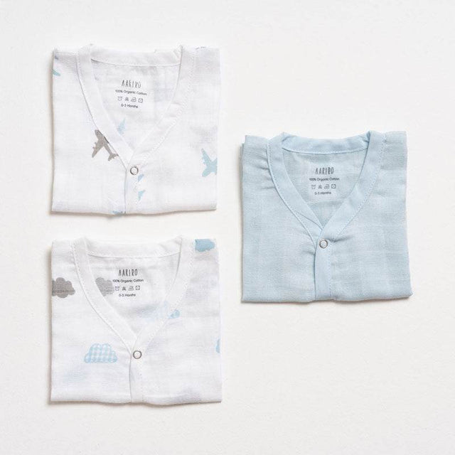 Aariro Muslin Jabla set - Dream big (3 Pcs)