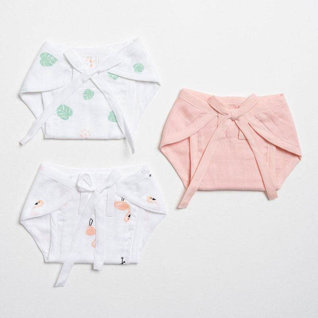 Aariro Nappy - Tropical Flamingo (3pcs)