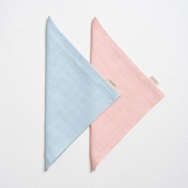 Aariro Muslin Washcloth - Pink blue