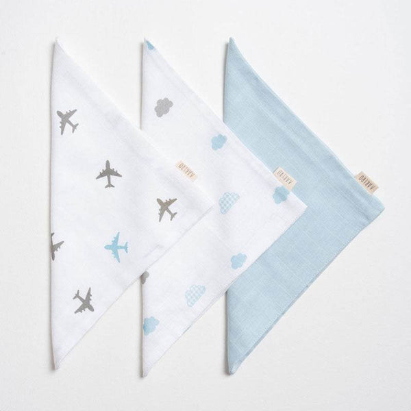 Aariro Muslin Washcloth - Dream Big (3pcs) - BabyAmore