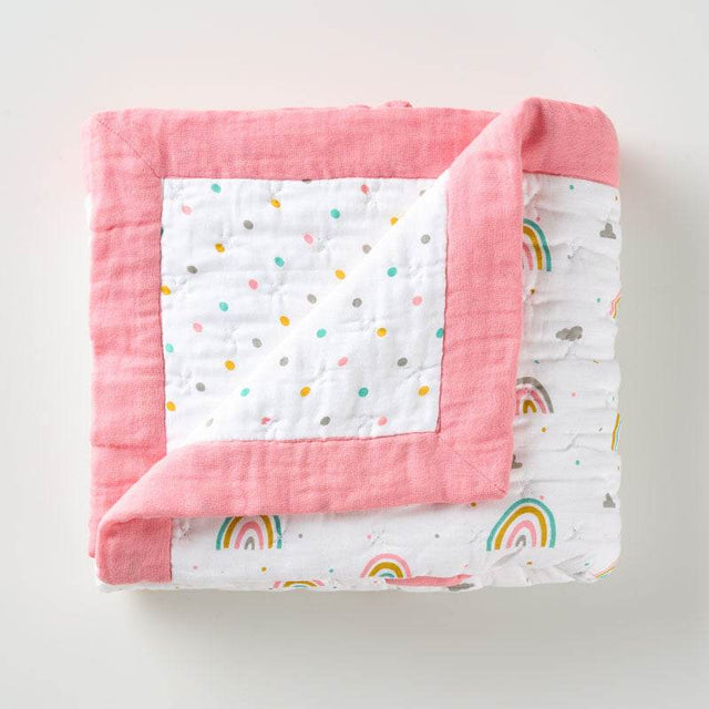 Aariro Baby Quilt - Follow the Rainbow