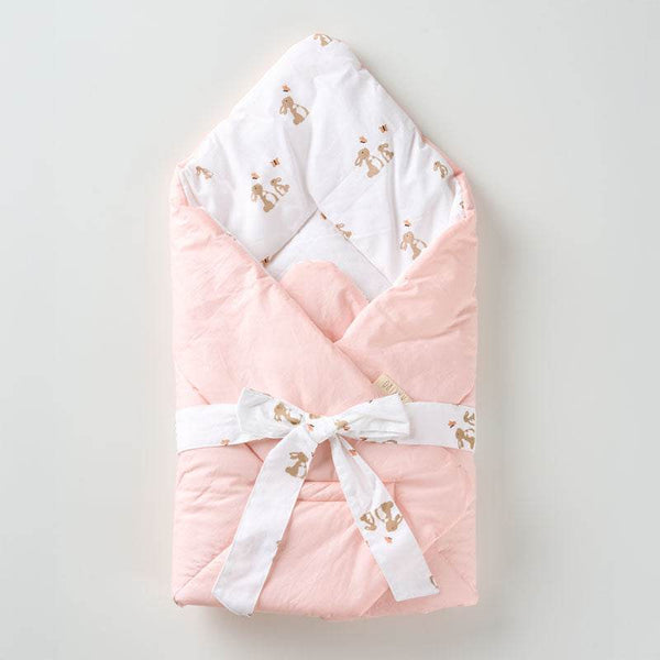 Aariro Receiving Blanket - Honey Bunny - BabyAmore
