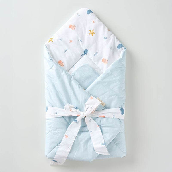Aariro Receiving Blanket - Under the Sea - BabyAmore
