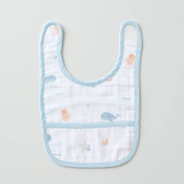 Aariro Classic Muslin Bib - Under the Sea - BabyAmore