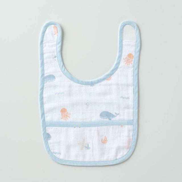 Aariro Classic Muslin Bib - Under the Sea