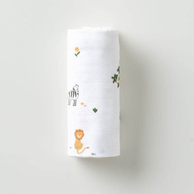 Aariro Swaddle - Safari Animals