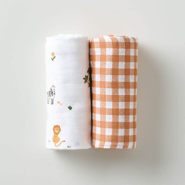 Aariro Muslin Swaddle - Wild Safari