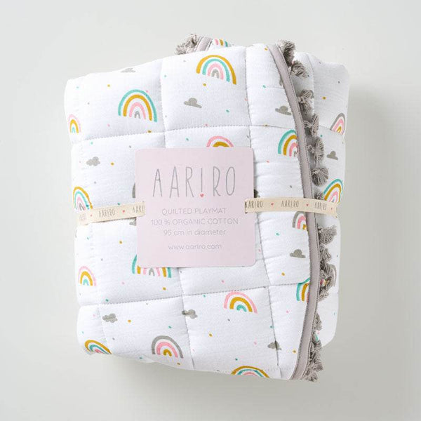 Aariro Round Playmat - Follow the Rainbow - BabyAmore