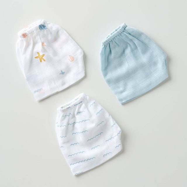 Aariro Muslin Shorts - Under the Sea (3pcs)