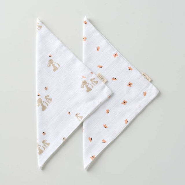 Aariro Muslin Washcloth - Honey Bunny