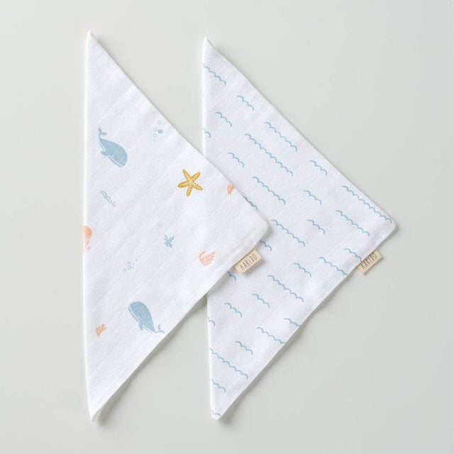 Aariro Muslin Washcloth - Under the Sea