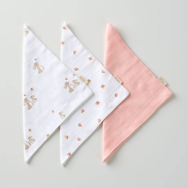 Aariro Muslin Washcloth - Honey Bunny (3pcs)