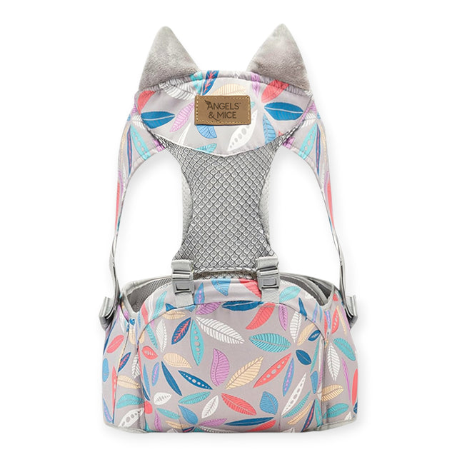 Angels & Mice Comfort Baby Carrier with Hip Seat- Grey