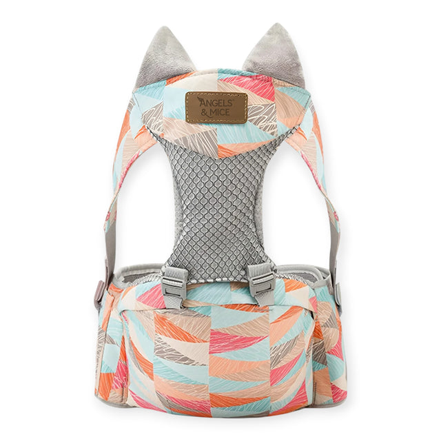 Angels & Mice Comfort Baby Carrier with Hip Seat- Multi,Pink Blue