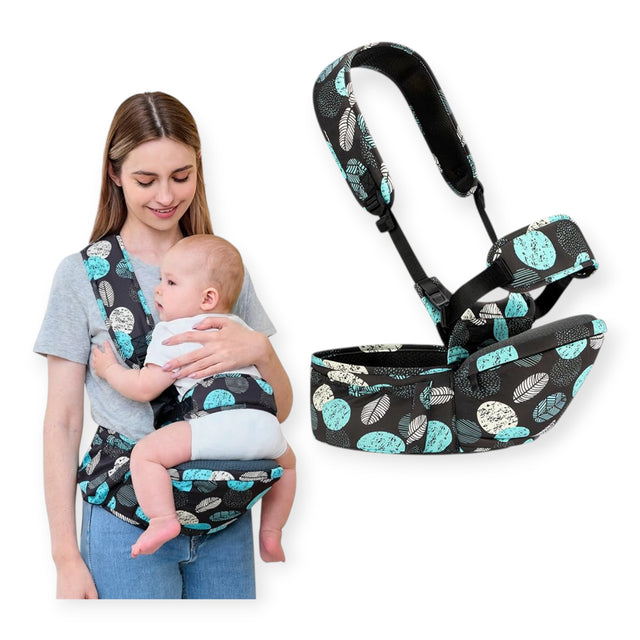 Angels & Mice Cuddle Hip Seat Baby Carrier- Black