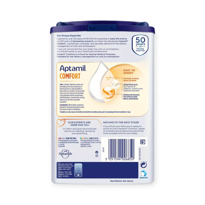 Aptamil Comfort Milk Formula (0-12m) - 800g - BabyAmore