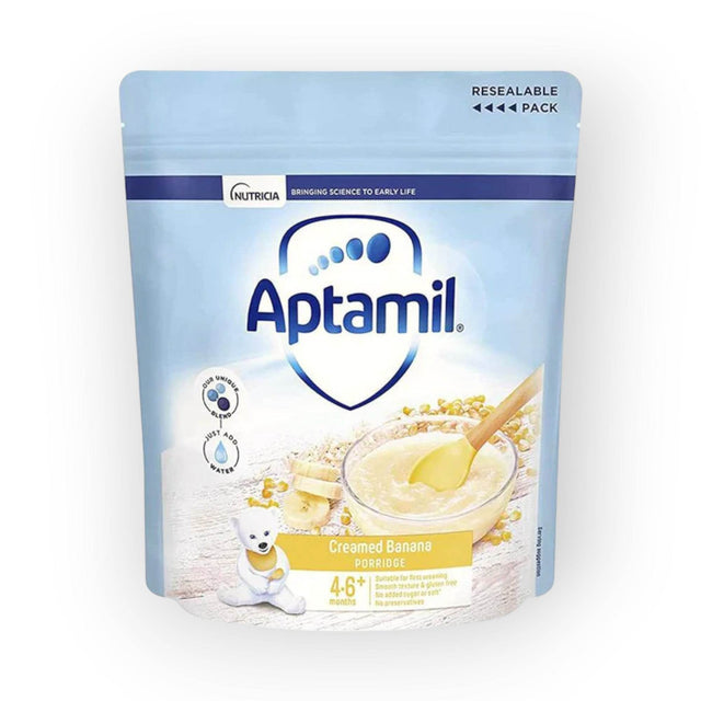 Aptamil Creamed Banana Porridge 4-6+M , 125g