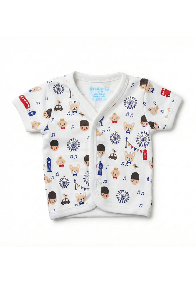 Nuberry Baby Boy Open Vest