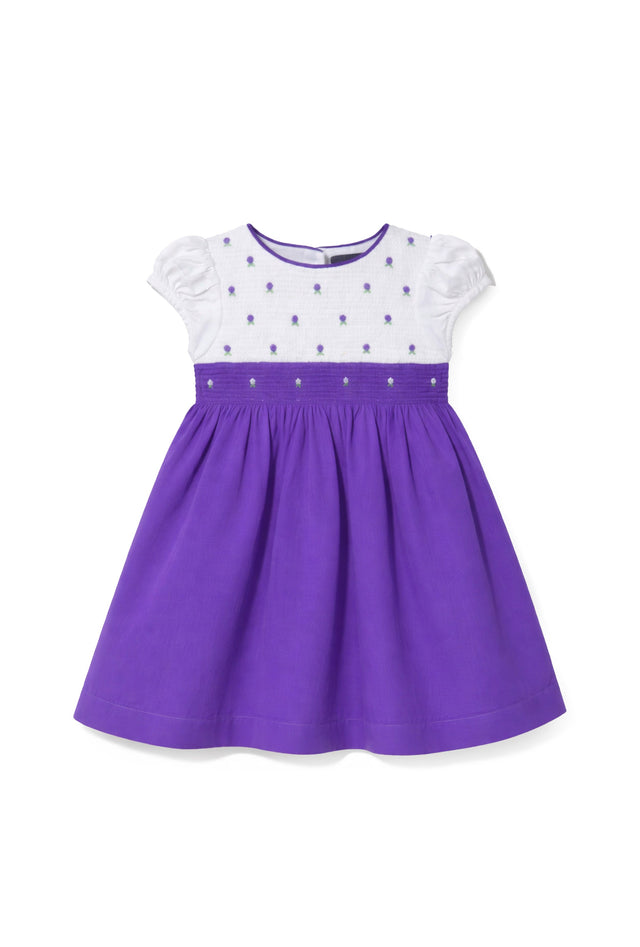 Nuberry Soft Cotton Smocked Party Dress for Baby Girls