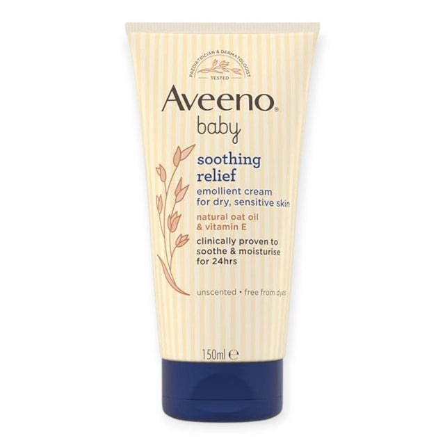 Aveeno Baby Soothing Relief Emollient Cream, 150ml