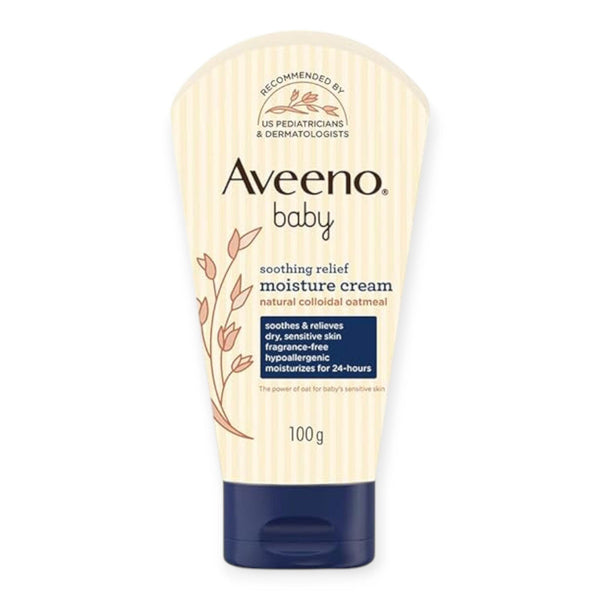 Aveeno Baby Soothing Relief Moisture Cream 100g - BabyAmore