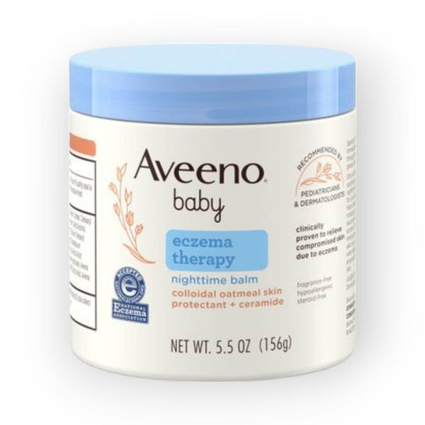 Aveeno Baby Eczema Therapy Nighttime Balm, 156g - BabyAmore
