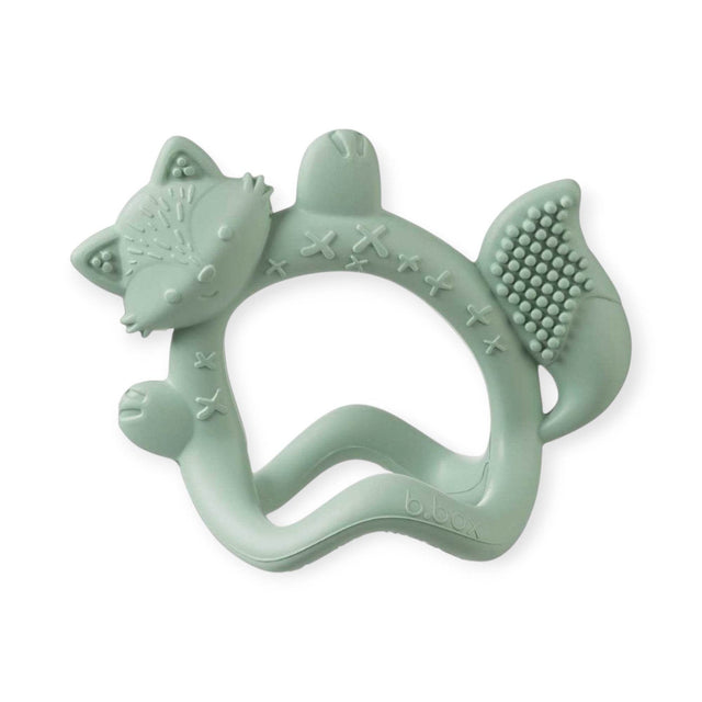 B.box Silicone Wrist Teether Fox Sage Green, 3m+