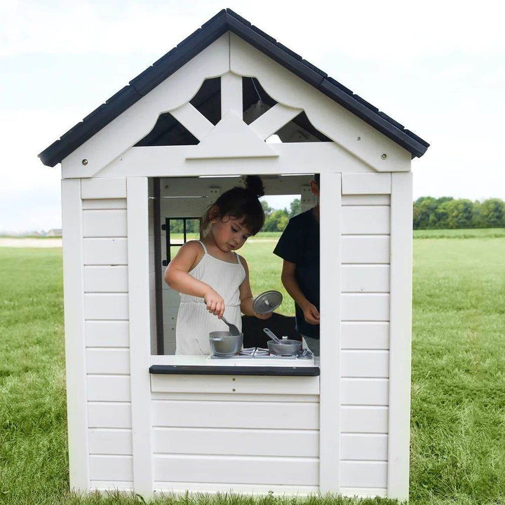 Backyard Discovery Sweetwater Playhouse White/antraciet - BabyAmore