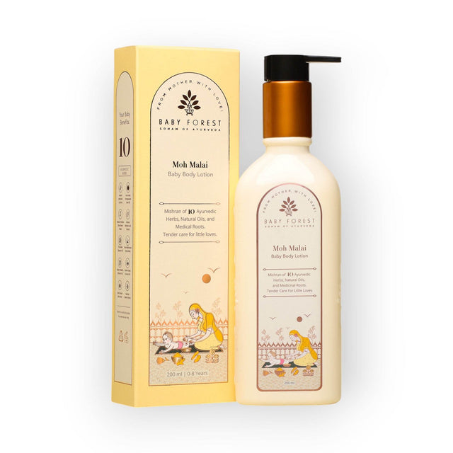 Baby Forest Moh Malai Baby Body Lotion With 10 Ayurvedic Herbs - 200 ml