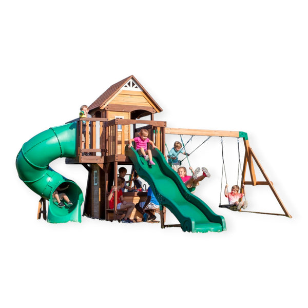 Backyard Discovery Cedar Cove Swing Set