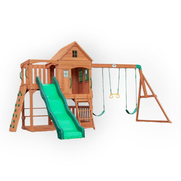 Backyard Discovery Hill Crest Play Tower (incl. swings) - BabyAmore