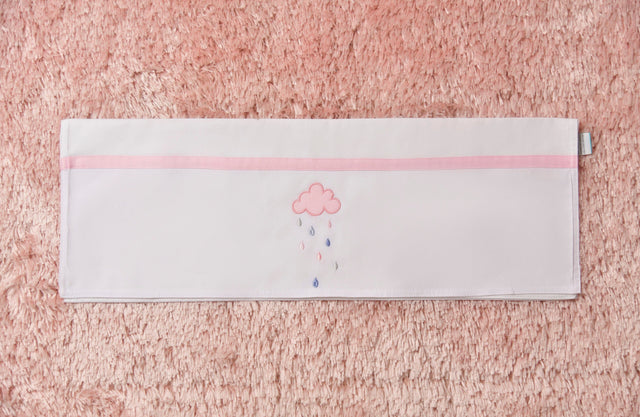 Blooms and Butterflies Rainy Pink Bath Sheet