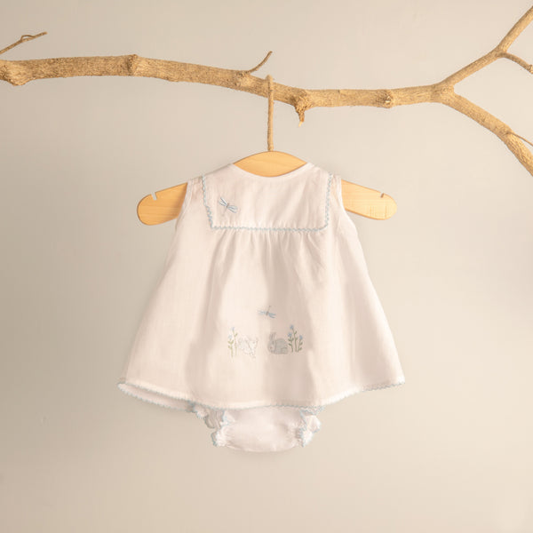 Blooms and Butterflies Woodland - Be Happy Blue