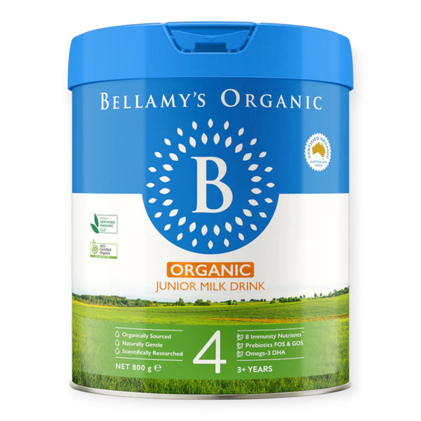 Bellamy's Organic Junior Milk Drink Stage 4, 800g, 3+ Years