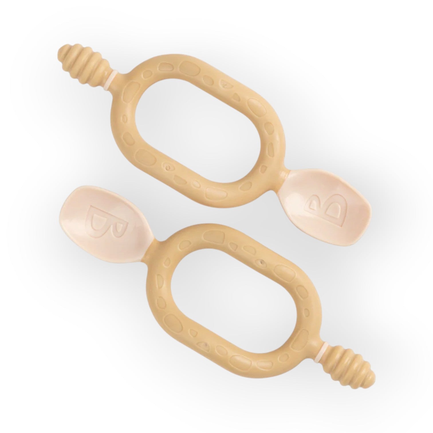 Bibado Dippit Multi stage Baby Weaning Spoon and Dipper Fawn - Pack of ...